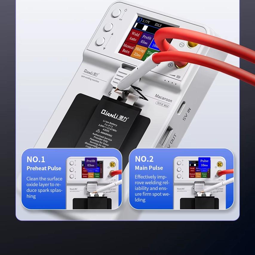 SOLDADORA DE PUNTOS QIANLI MACARON V3