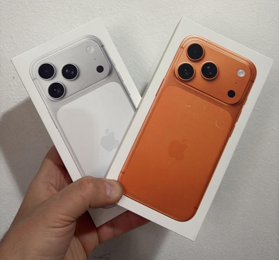 Iphone 17 Pro 256 Silver/ Orange