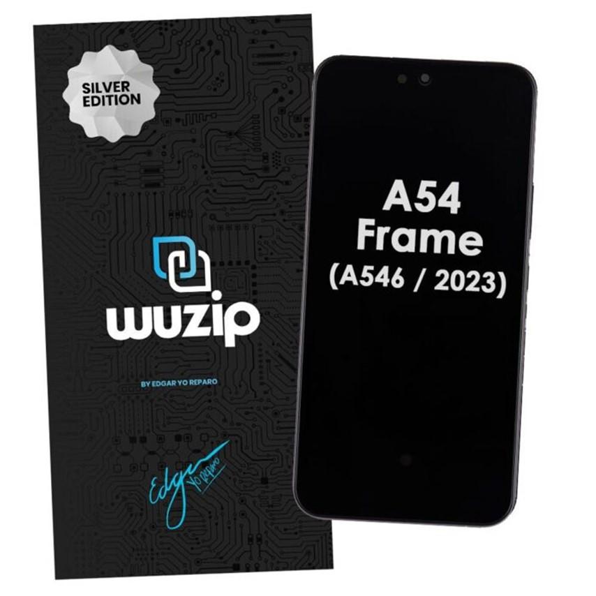 MODULO SAMSUNG A54 A546 C/MARCO - WUZIP SILVER (CALIDAD INCELL)